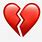 Heart and Broken Heart Emoji