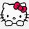 Hello Kitty with White Background