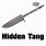 Hidden Tang Knife Blanks