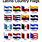 Hispanic Flags with Names