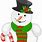 Holiday Snowman Clip Art