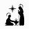 Holy Family Silhouette