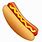 Hot Dog Emoji PNG