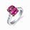 Hot Pink Spinel Ring