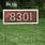 House Number Yard Sign