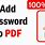 How to Add Password to PDF