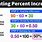 How to Calculate a Percentage Increase