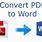 How to Convert PDF into Word