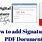 How to Create Signature in PDF