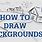 How to Draw Cartoon Backgrounds