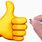 How to Draw a Thumbs Up Emoji