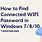How to Find Wifi Password Windows 7