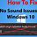 How to Fix No Sound