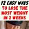 How to Lose Weight in 2 Days