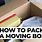 How to Pack Boxes for Moving