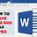 How to Save Word Doc as JPEG