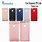 Huawei P9 Red and Gold Case Covers