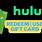 Hulu Gift Card Redeem