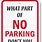 Humorous No-Parking Signs