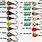 Ice Fishing Jig Size Chart