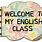 Image Welcome to My English Class