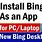 Install Bing Toolbar