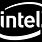 Intel Logo White Transparent