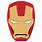 Iron Man Face Printable