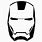 Iron Man Mask SVG