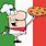 Italian Pizza Man Cartoon