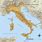Italy WW1 Map