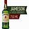 Jameson Irish Whiskey Label