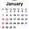 January 1 Calendar Image
