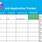 Job Tracker Template Excel
