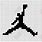 Jordan Logo Pixel Art