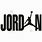 Jordan Word SVG