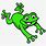 Jumping Frog Emoji
