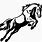 Jumping Horse Decal