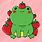 Kawaii Frog Strawberrie
