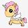 Kawaii Unicorn Emoji