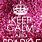 Keep Calm Quotes Glitter