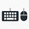 Keyboard and Mouse Icon