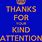 Kind Attention