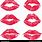 Kiss Lip Print