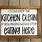 Kitchen Clean Up Funny Signs
