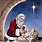 Kneeling Santa with Baby Jesus