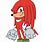 Knuckles From Sonic Drawing