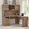 L shaped Office Desk with Hutch
