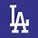LA Dodgers Logo Template