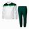 Lacoste Tracksuit Green and White